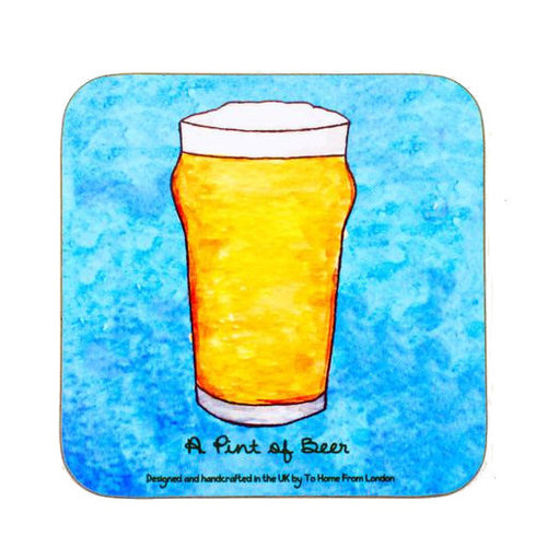 Pint of Beer Coaster Pint of Beer Coaster