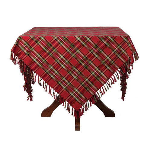 April Cornell April Cornell Christmas Plaid Tablecloth - 60 x 108 April Cornell April Cornell Christmas Plaid Tablecloth - 60 x 108