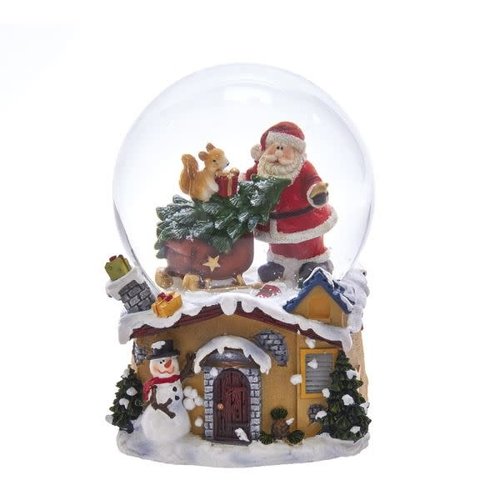 Kurt Adler 100 mm Santa Musical Waterglobe Kurt Adler 100 mm Santa Musical Waterglobe