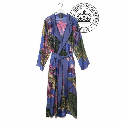 One Hundred Stars & Royal Botantical Gardens Kew One Hundred Stars Purple Magnolia Robe Gown One Hundred Stars & Royal Botantical Gardens Kew One Hundred Stars Purple Magnolia Robe Gown