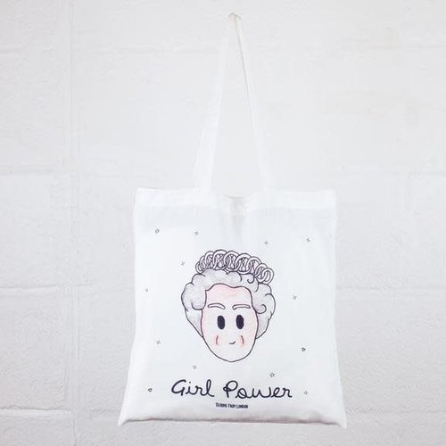 To Home From London Queen Tote Bag-Girl Power To Home From London Queen Tote Bag-Girl Power