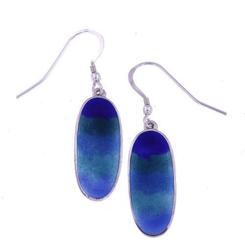 St. Justin Ocean Enamelled Drop Earrings St. Justin Ocean Enamelled Drop Earrings
