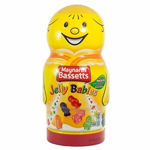Bassett's Bassetts Jelly Babies Character Jar - Yellow Bassett's Bassetts Jelly Babies Character Jar - Yellow