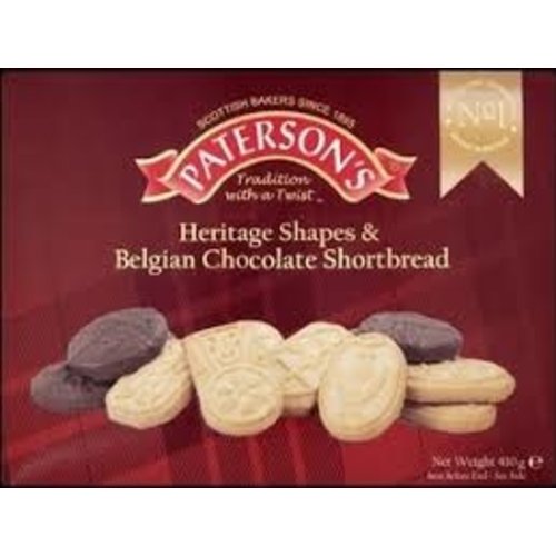 Paterson's Shapes Belgian Chocolate Shortbread Paterson's Shapes Belgian Chocolate Shortbread