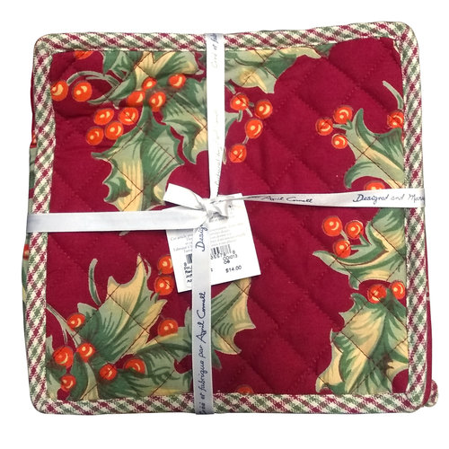 April Cornell April Cornell Joyful Patchwork Pot Holders Set of 2 April Cornell April Cornell Joyful Patchwork Pot Holders Set of 2