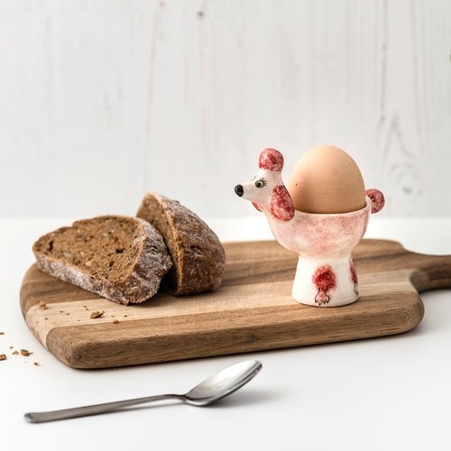 Hannah Turner Hannah Turner Poodle Egg Cup Pink Hannah Turner Hannah Turner Poodle Egg Cup Pink