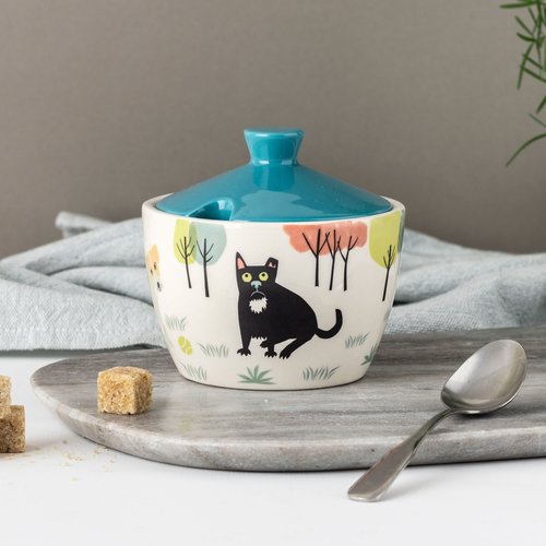 Hannah Turner Hannah Turner Dog Sugar Pot w/ Lid Hannah Turner Hannah Turner Dog Sugar Pot w/ Lid