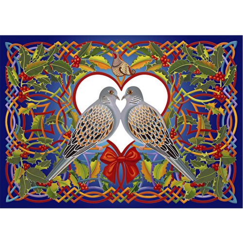 Wentworth Wooden Puzzles Two Turtle Doves Jigsaw Puzzle - 250 pc. Wentworth Wooden Puzzles Two Turtle Doves Jigsaw Puzzle - 250 pc.