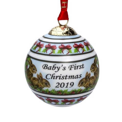 Halcyon Days halcyon days babys first christmas bauble Halcyon Days halcyon days babys first christmas bauble