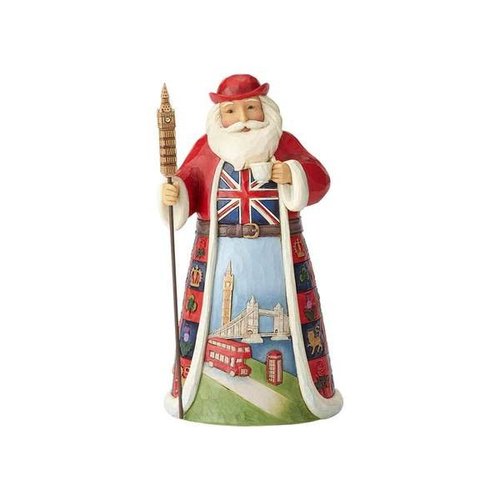 "A British Christmas" British Santa Figurine "A British Christmas" British Santa Figurine