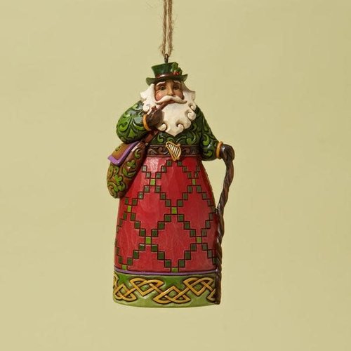 Jim Shore Irish Santa Ornament Jim Shore Irish Santa Ornament