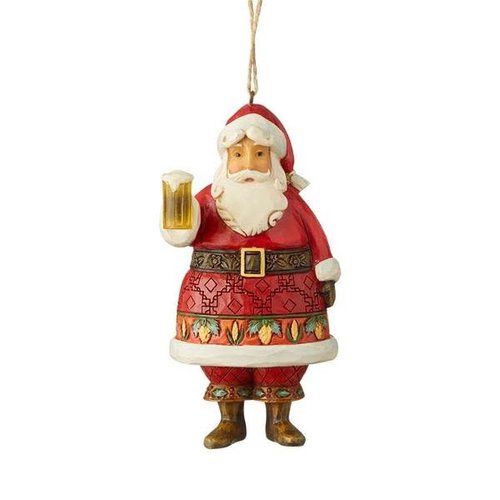 Jim Shore Craft Beer Santa Ornament HWC Jim Shore Craft Beer Santa Ornament HWC