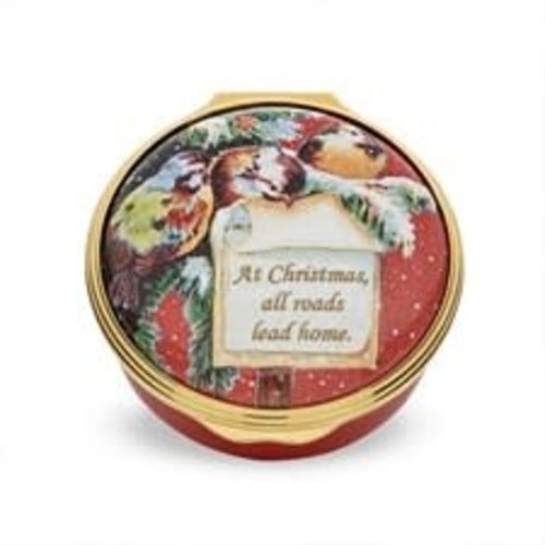 Halcyon Days At Christmas All Roads Lead Home Enamel Box Halcyon Days At Christmas All Roads Lead Home Enamel Box