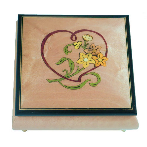 Splendid Music Box Co. Splendid Music Box Square with Heart Splendid Music Box Co. Splendid Music Box Square with Heart