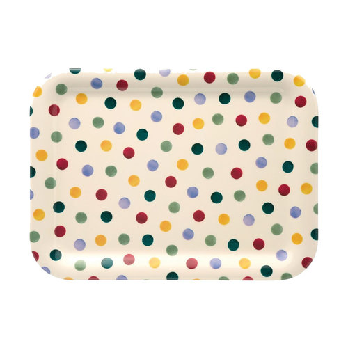 Polka Dot Medium Melamine Tray Polka Dot Medium Melamine Tray