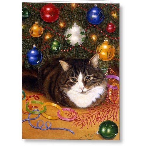 Cat Under the Tree Boxed Cards Cat Under the Tree Boxed Cards