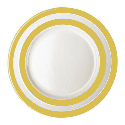 Cornishware Cornishware Yellow Dinner Plate Cornishware Cornishware Yellow Dinner Plate