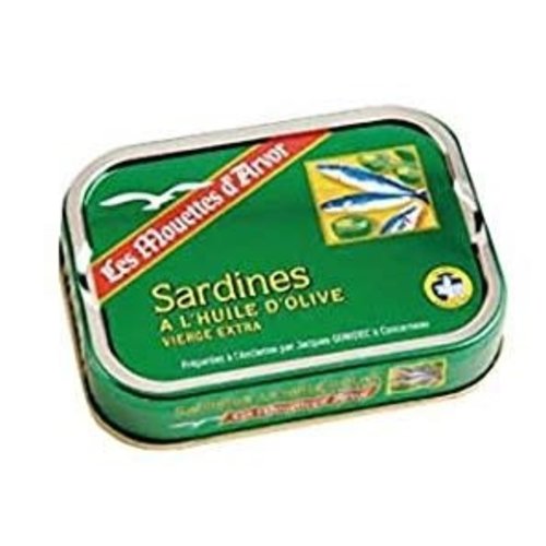 Les Mouettes Sardines in Extra Virgin Olive Oil Les Mouettes Sardines in Extra Virgin Olive Oil