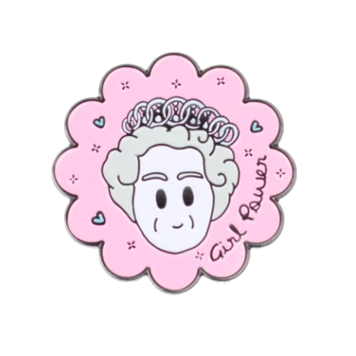 To Home From London Queen Enamel Pin Girl Power! To Home From London Queen Enamel Pin Girl Power!