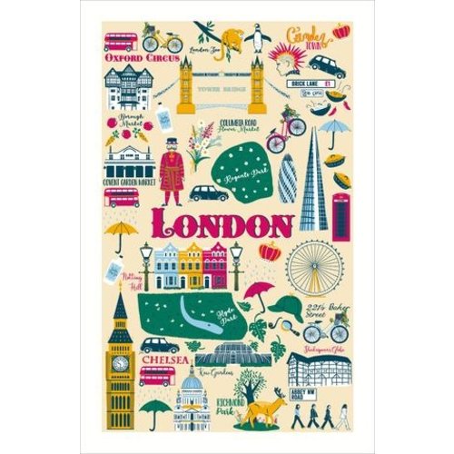 Ulster Weavers Ulster Weavers London Calling Cotton Tea Towel Ulster Weavers Ulster Weavers London Calling Cotton Tea Towel