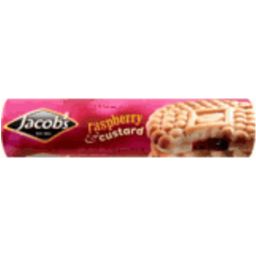 Jacobs Rasberry and Custard Cream Biscuits Jacobs Rasberry and Custard Cream Biscuits