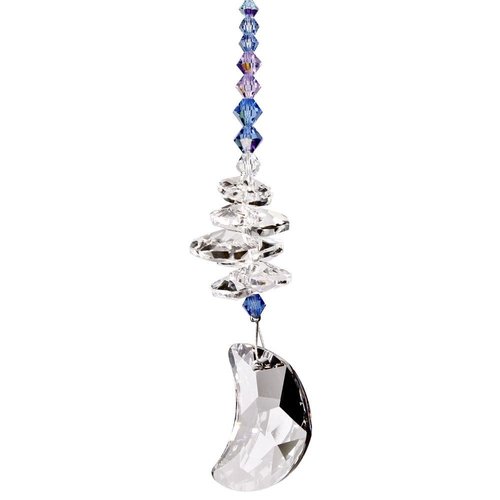 Crystal Brilliance Cascade Crescent Moon Suncatcher Crystal Brilliance Cascade Crescent Moon Suncatcher