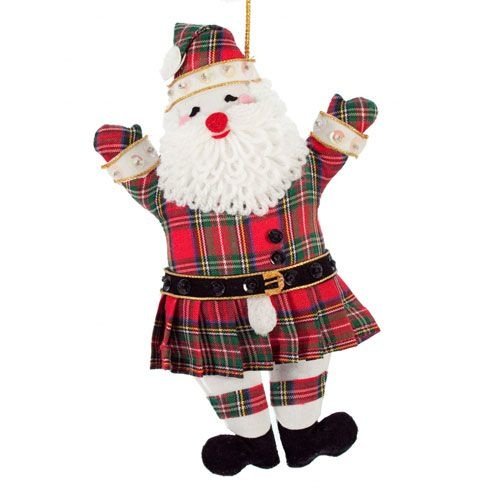 St. Nicolas St. Nicolas Kilted Father Christmas Ornament St. Nicolas St. Nicolas Kilted Father Christmas Ornament