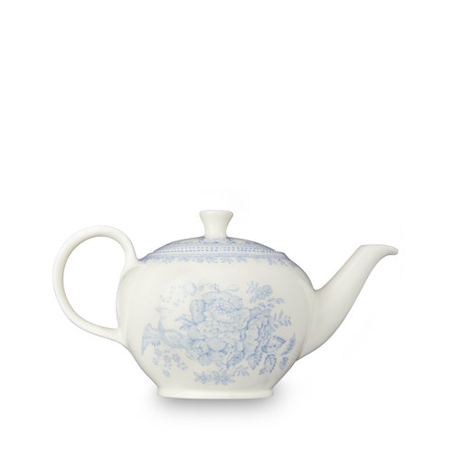 Burleigh Pottery Asiatic Pheasants Blue Teapot Small Burleigh Pottery Asiatic Pheasants Blue Teapot Small