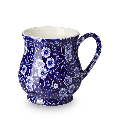 Burleigh Pottery Calico Blue Sandringham Mug Burleigh Pottery Calico Blue Sandringham Mug
