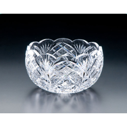 Heritage Crystal Heritage Crystal Cathedral 8" Bowl Scalloped Heritage Crystal Heritage Crystal Cathedral 8" Bowl Scalloped