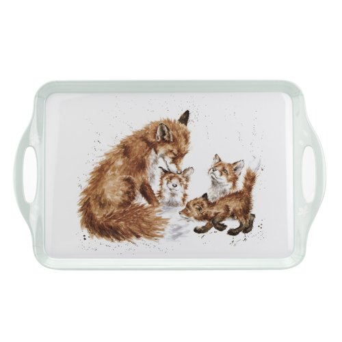Wrendale Wrendale Large Melamine Tray - Fox Wrendale Wrendale Large Melamine Tray - Fox