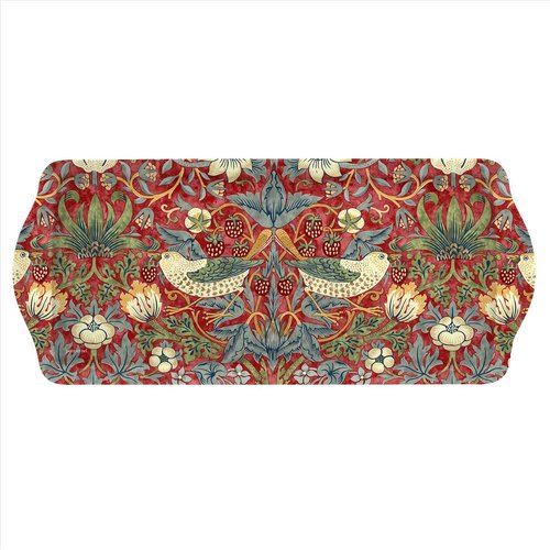 Pimpernel Strawberry Thief Red Sandwich Tray Pimpernel Strawberry Thief Red Sandwich Tray