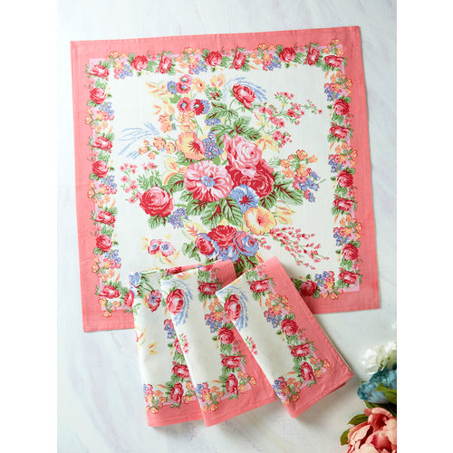 April Cornell Marion White/Multi Napkins April Cornell Marion White/Multi Napkins