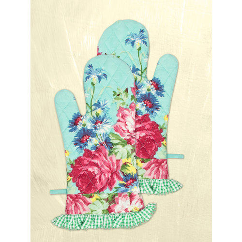 April Cornell Printemps Patchwork Oven Mitts April Cornell Printemps Patchwork Oven Mitts