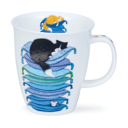 Dunoon Nevis Sleepy Cats Blue Mug Dunoon Nevis Sleepy Cats Blue Mug