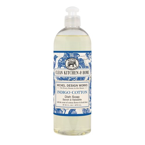 Michel Design Works Indigo Cotton Dish Soap Michel Design Works Indigo Cotton Dish Soap