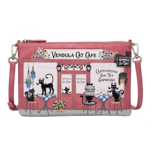 Vendula Cat Cafe Pouch Bag Vendula Cat Cafe Pouch Bag