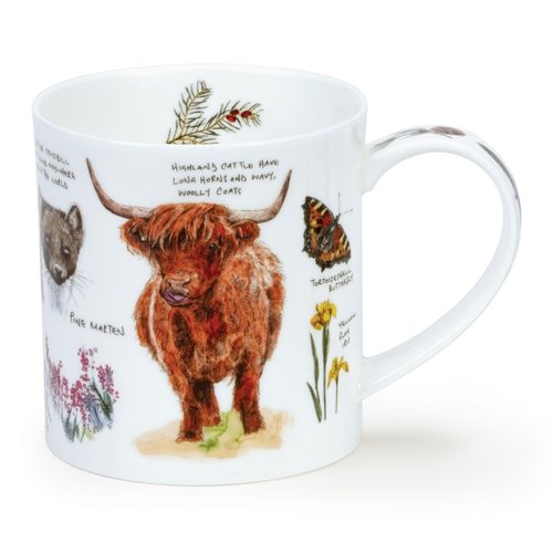 Dunoon Orkney Scottish Notebook Highland Cow Mug Dunoon Orkney Scottish Notebook Highland Cow Mug