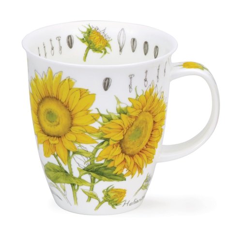 Dunoon Nevis Floral Sketch Sunflower Mug Dunoon Nevis Floral Sketch Sunflower Mug
