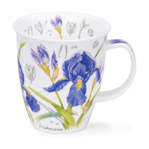 Dunoon Nevis Floral Sketch Iris Mug Dunoon Nevis Floral Sketch Iris Mug