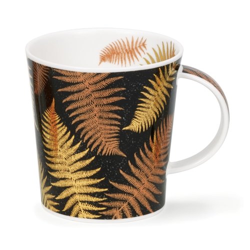 Dunoon Lomond Ferns Black Mug Dunoon Lomond Ferns Black Mug