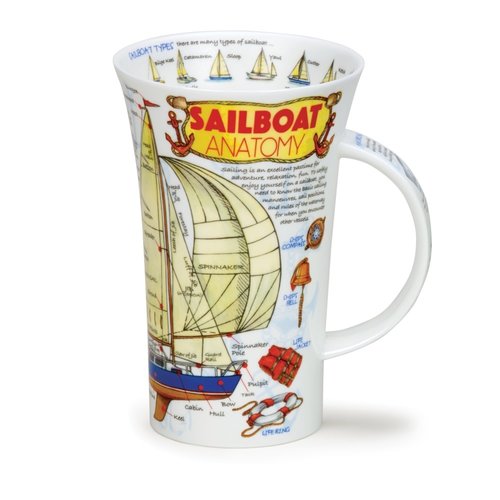 Dunoon Glencoe Sailboat Anatomy Mug Dunoon Glencoe Sailboat Anatomy Mug
