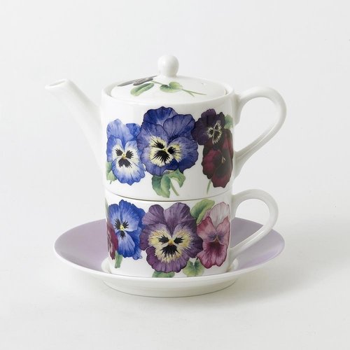 Roy Kirkham Pansy Tea for One Roy Kirkham Pansy Tea for One