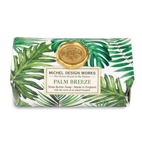 Michel Design Works Palm Breeze Large Bath Soap Bar Michel Design Works Palm Breeze Large Bath Soap Bar