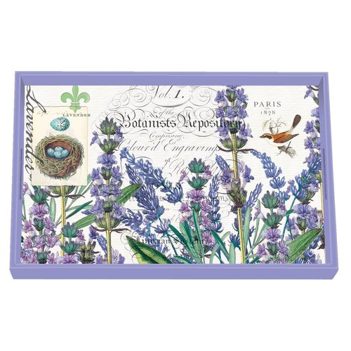 Michel Design Works Lavender Rosemary Decoupage Wooden Vanity Tray Michel Design Works Lavender Rosemary Decoupage Wooden Vanity Tray