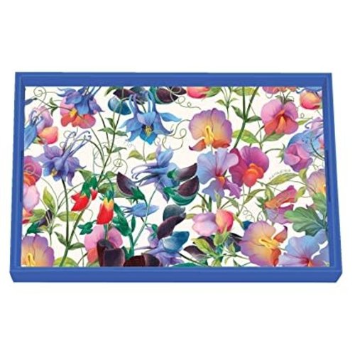 Michel Design Works Sweet Pea Decoupage Wooden Vanity Tray Michel Design Works Sweet Pea Decoupage Wooden Vanity Tray