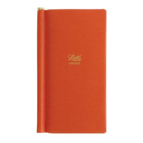 Letts of London Legacy Pocket Address Book Orange Letts of London Legacy Pocket Address Book Orange