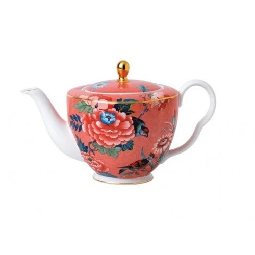 Wedgwood Paeonia Blush Teapot Coral Wedgwood Paeonia Blush Teapot Coral