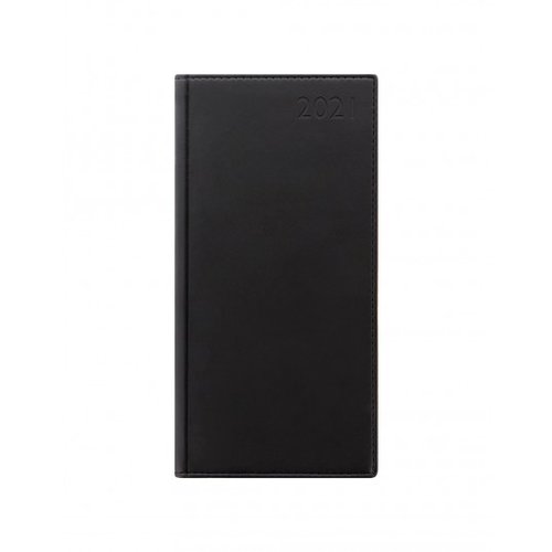 Letts of London Verona Slim Week to View Diary 2021 Black Letts of London Verona Slim Week to View Diary 2021 Black