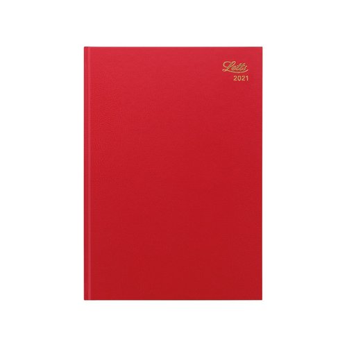 Letts of London Principal A4 Day-Per-Page 2021 Diary Red Letts of London Principal A4 Day-Per-Page 2021 Diary Red